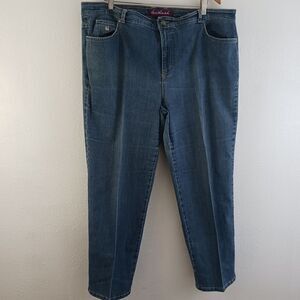 Gloria Vanderbilt women's blue jeans amanda style size 22W